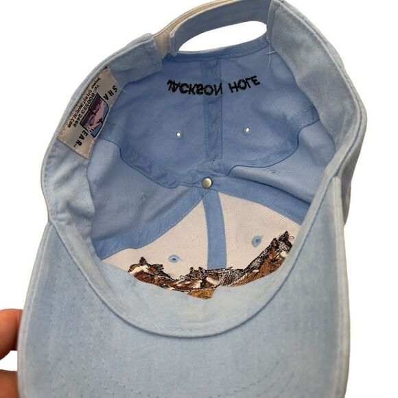 🐴Vintage 90’s Wild Horses Embroidered Hat Jackson hole Wyoming ranch hat - Picture 14 of 14